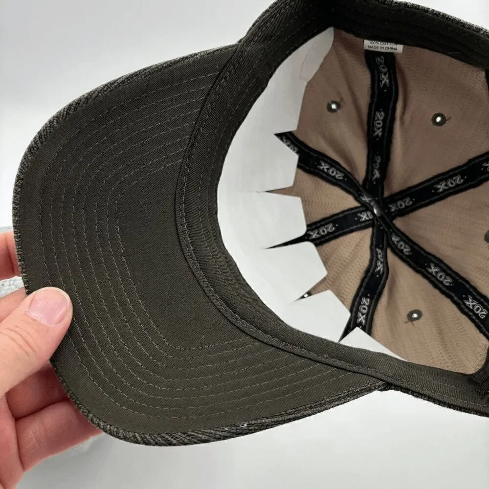 Wrangler Twenty X Hat Cap Strap Back Brown‎ Mens Adjustable Cotton New With Tags